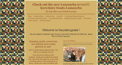 Desktop Screenshot of karydairygoats.com